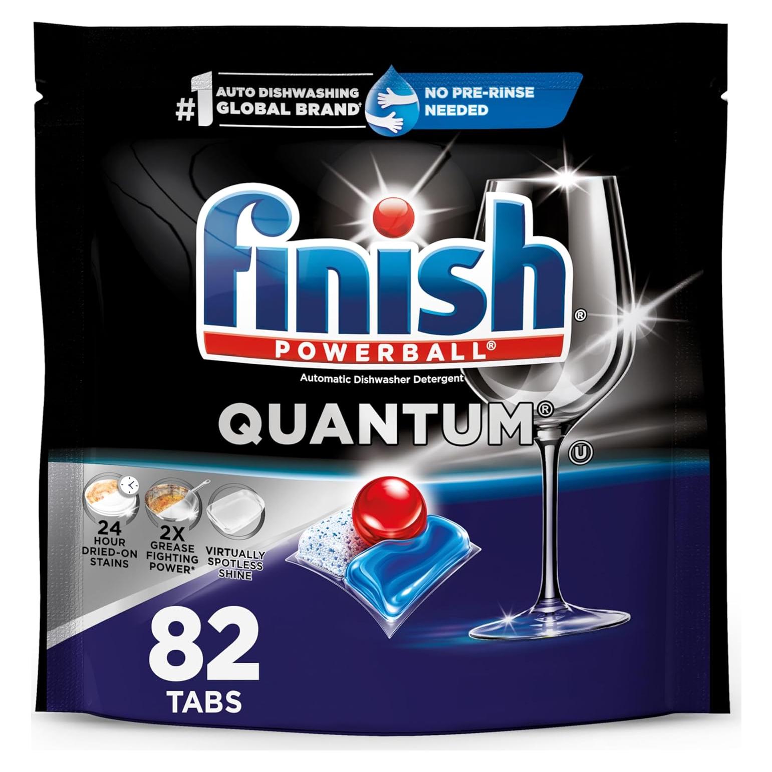 Finish Quantum Cápsulas Detergente Lavavajillas 82 Unidades