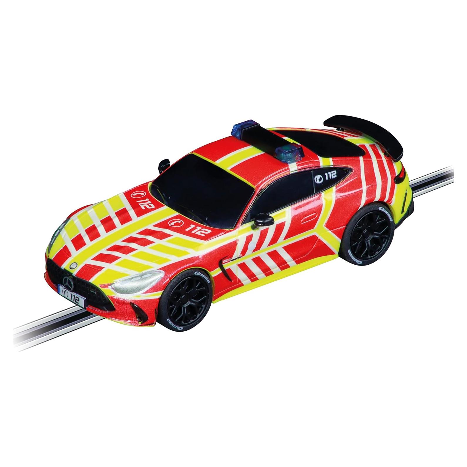 Coche de Slot Carrera GO!!! AMG Mercedes GT 63 1:43 Emergencia