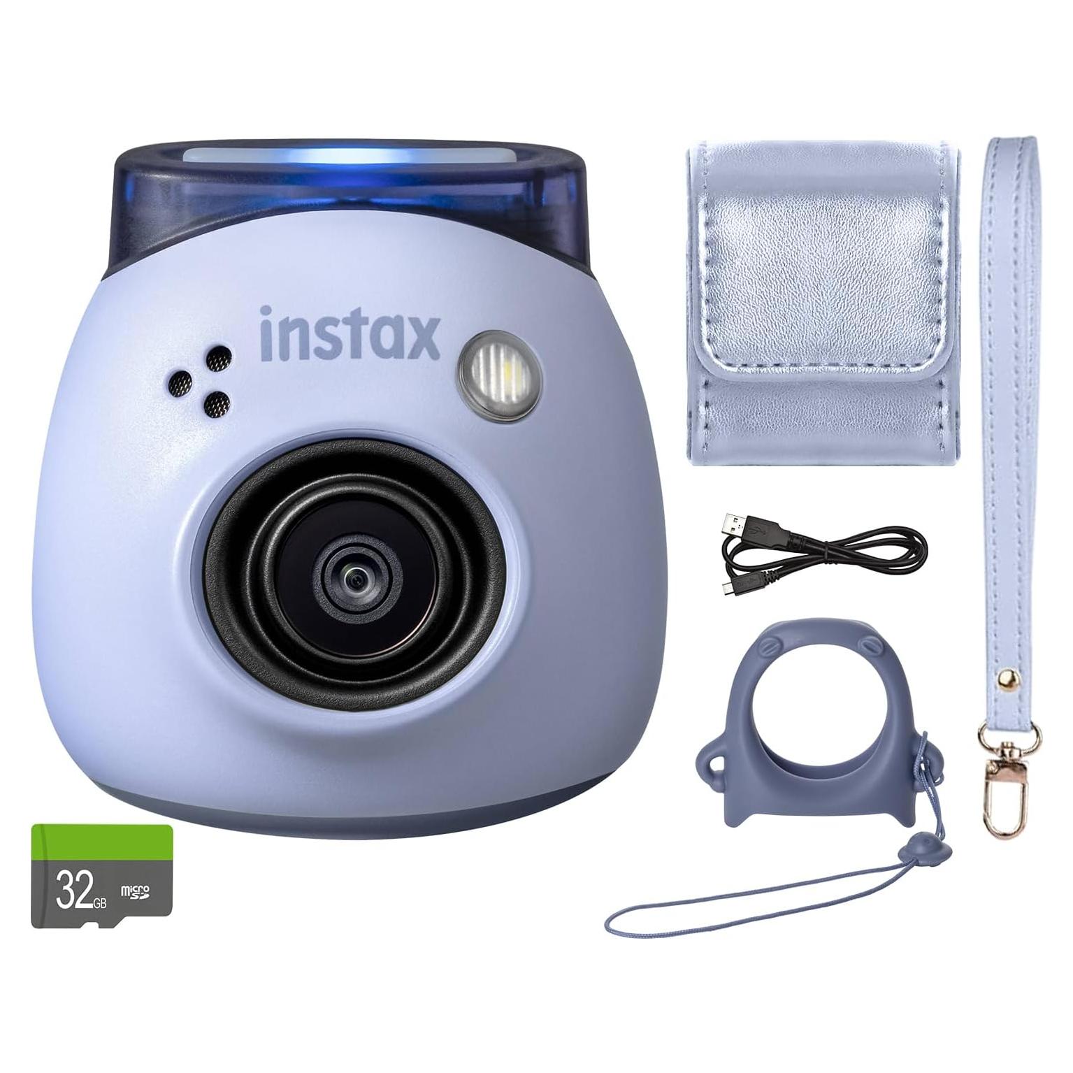 Cámara Digital Fujifilm INSTAX PAL Azul Lavanda + Accesorios