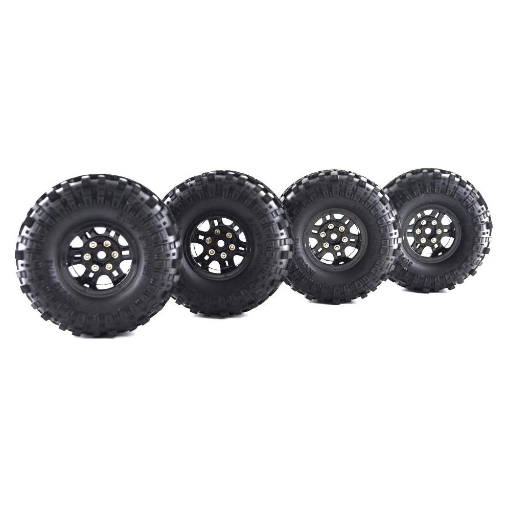 4 Sets Neumáticos y Ruedas 1.9" RC Crawler RCapture 1/10