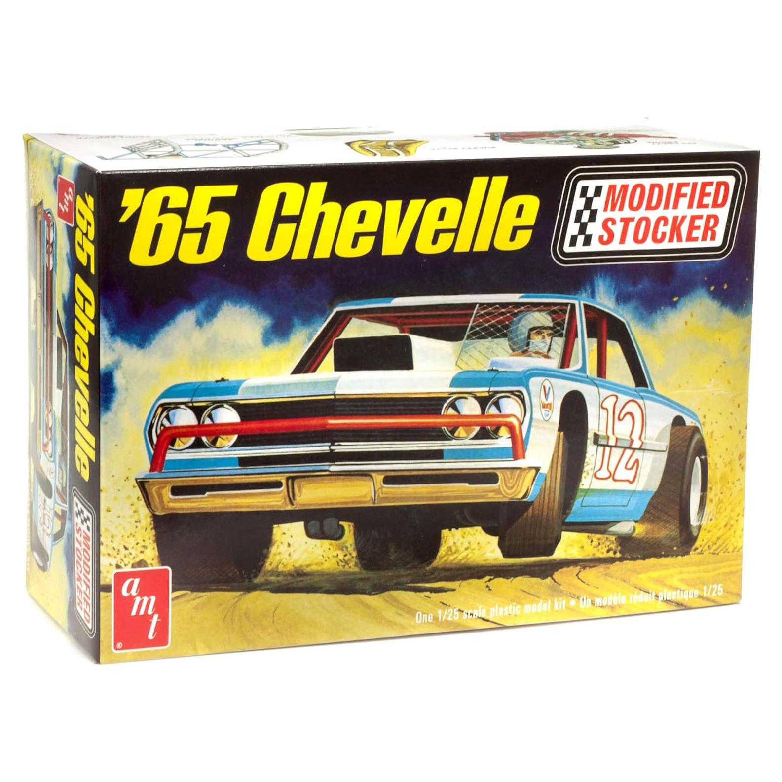 Kit de Modelo a Escala AMT 1965 Chevelle Modificado 1:25