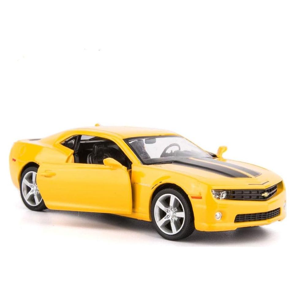 Coche de Juguete Chevrolet Camaro 1:36 Retroceso Amarillo