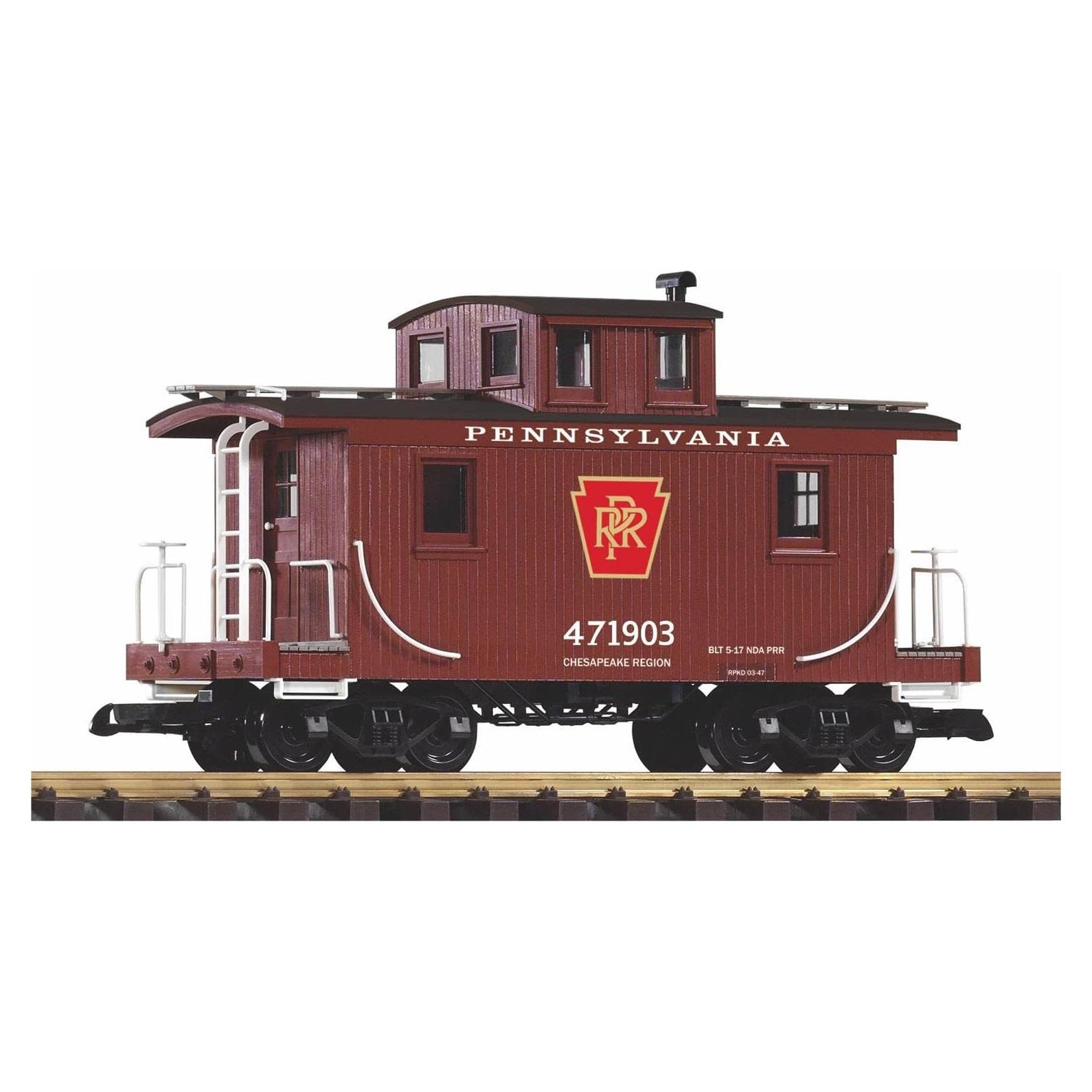 Caboose de Madera Piko 38946 G Scale PRR para Modelismo