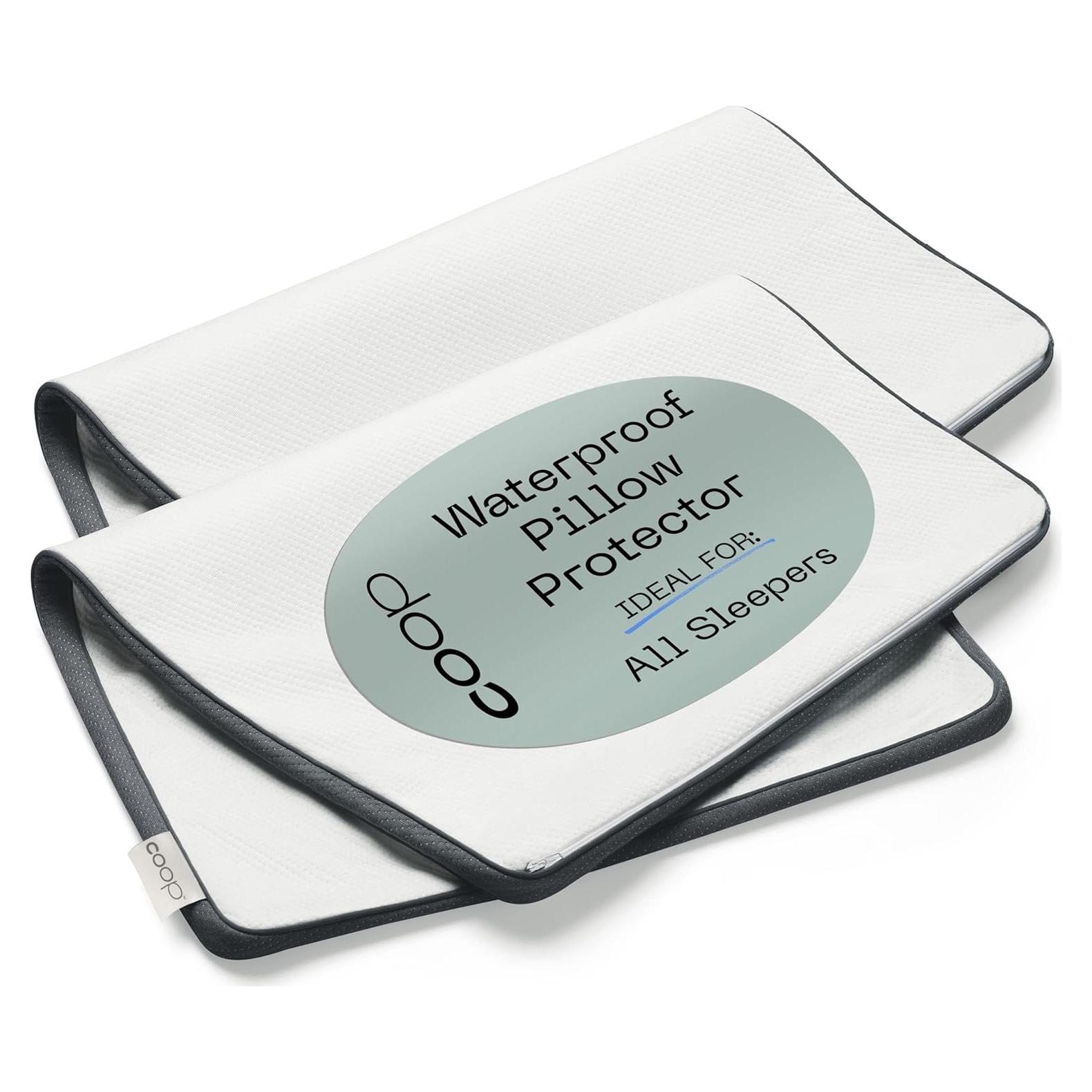 Protector de Almohada Coop Home Goods Queen Impermeable 2 Pzas