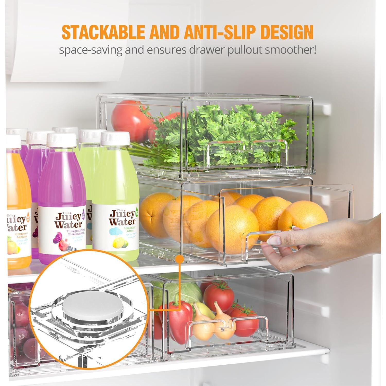 Cajones de Almacenamiento Apilables Boichu - 2 Piezas 30.8x21.3x11 cm