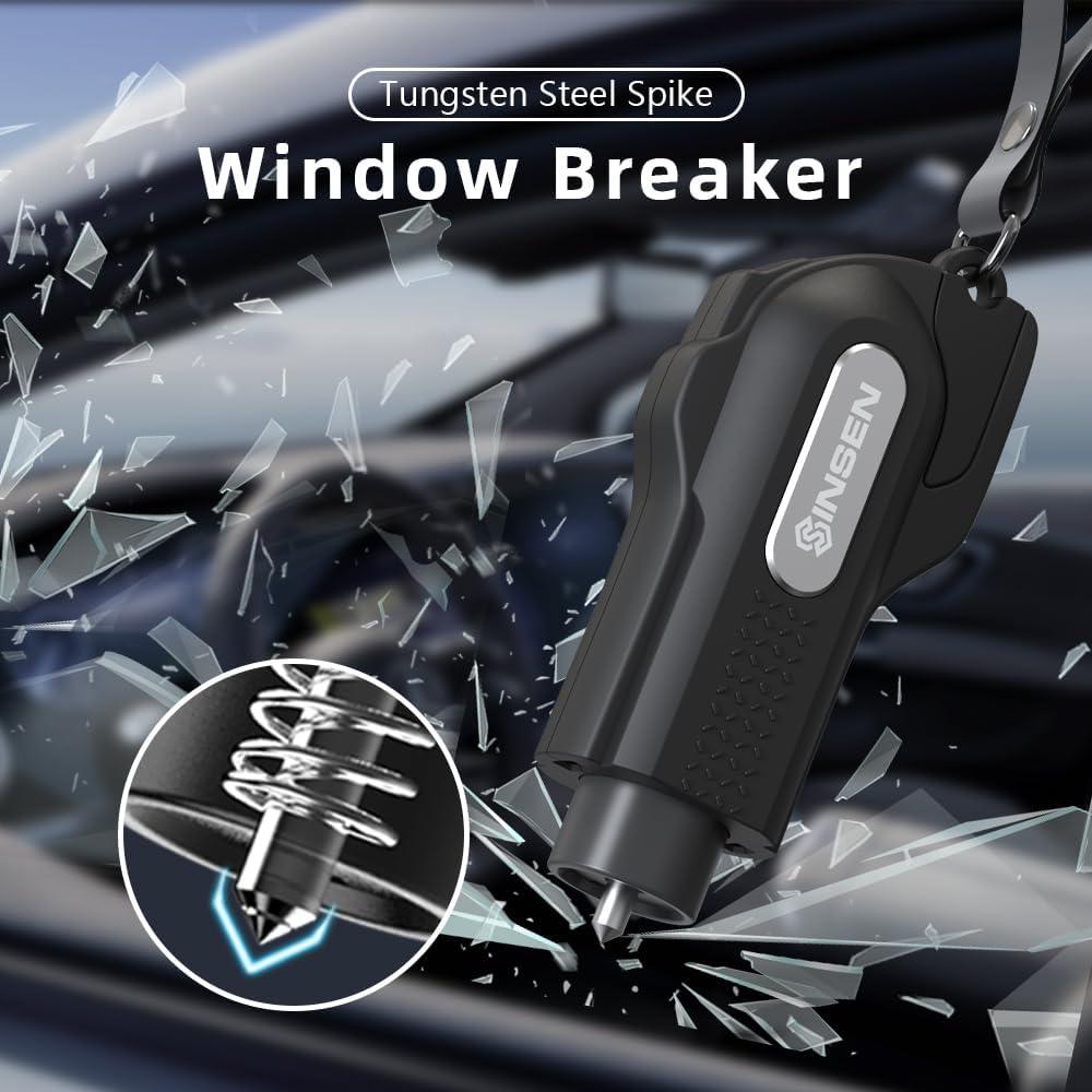 Martillo de Seguridad SINSEN para Automóviles - Kit 2 Piezas