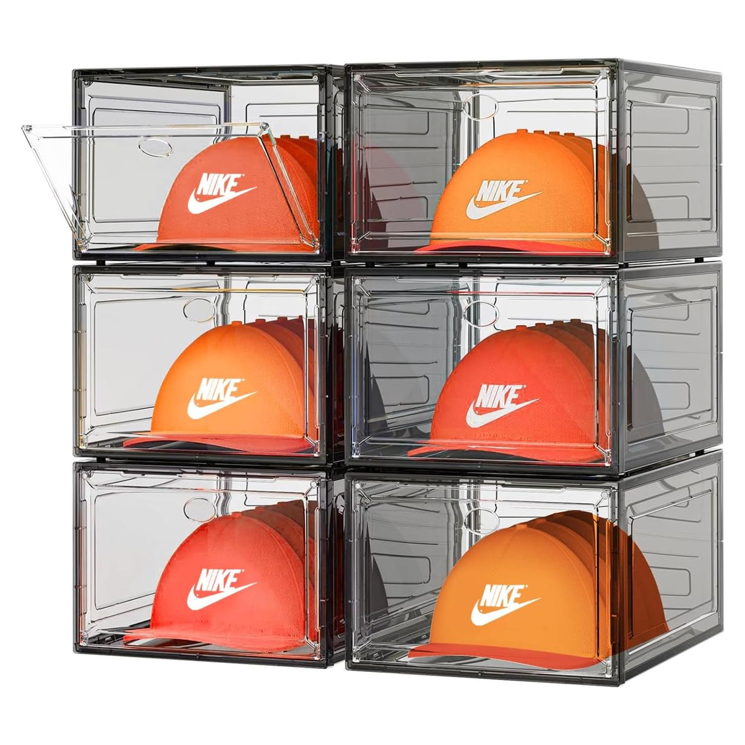 Caja Organizadora de Sombreros SCAVATA 6 Paquetes Apilables