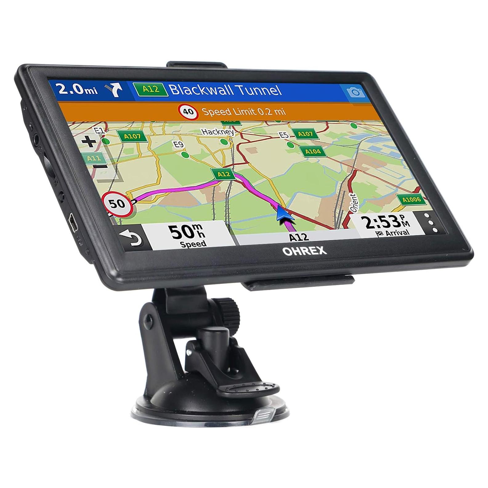 Navegador GPS OHREX N700 7" para Camiones y RV con Mapas 2025