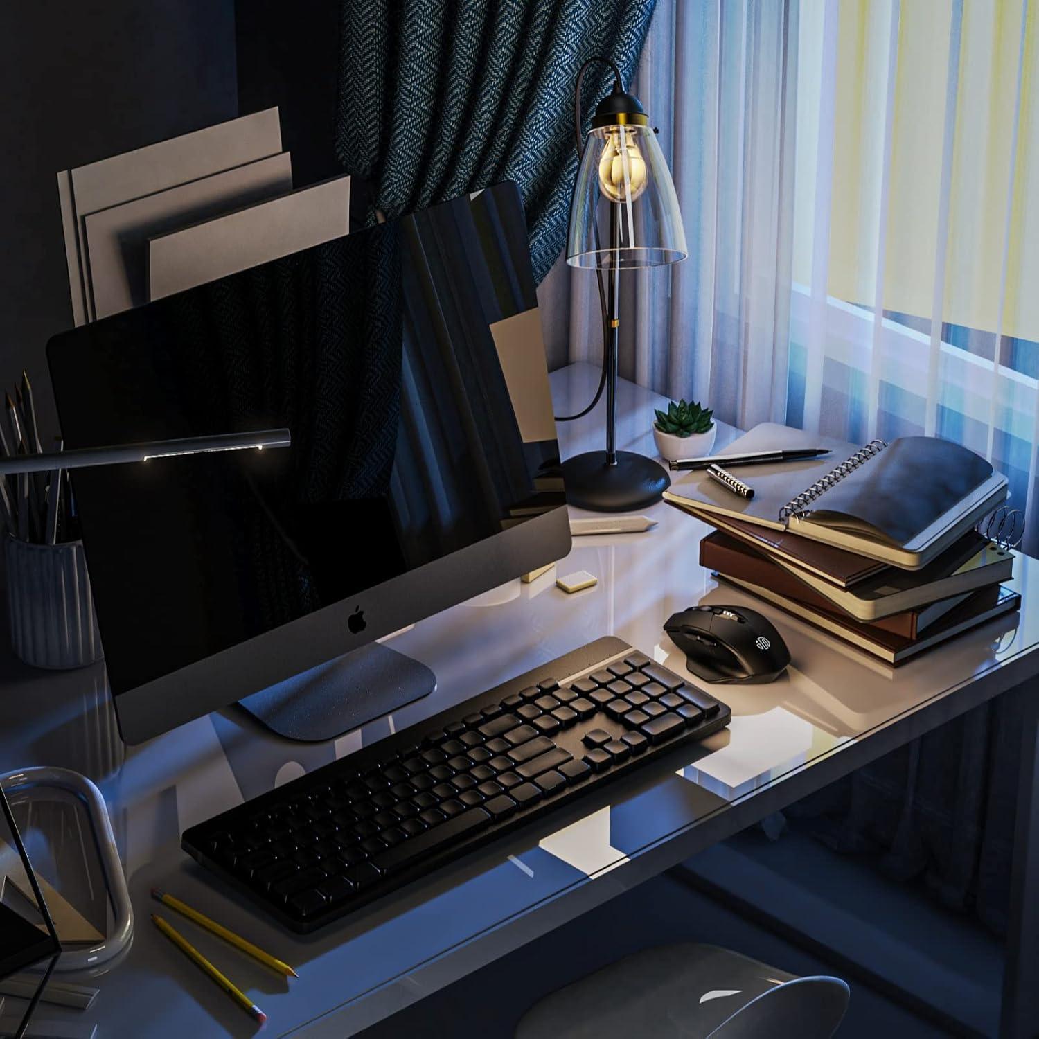 Ratón Inalámbrico Recargable Uineer M6P Negro, Ergonómico, 3 Niveles DPI