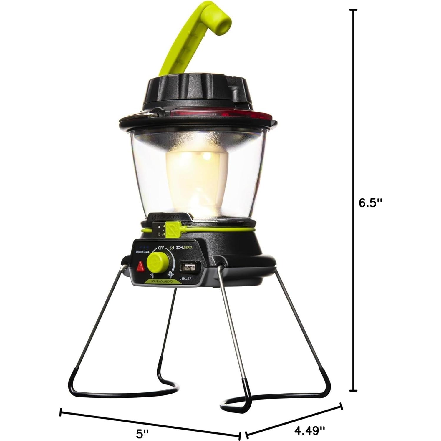 Faro LED Multifuncional Goal Zero GZ32010 600 Lúmenes Carga USB