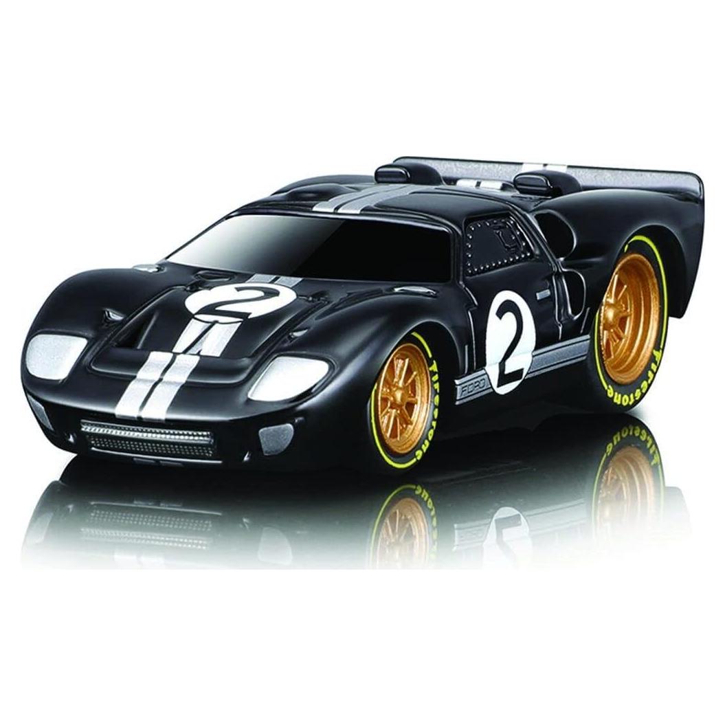 Coche Diecast 1966 GT40 MKII Negro Muscle Machines 1/64