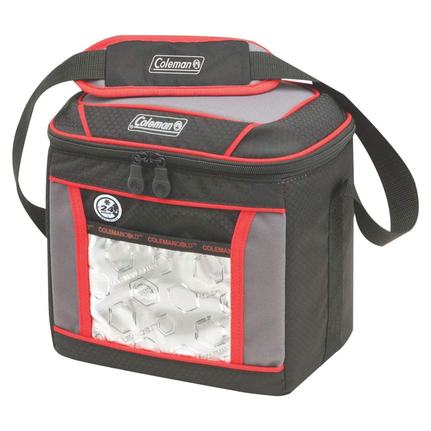 Bolsa Térmica Coleman 9 Latas | Aislamiento 24 Horas | Rojo