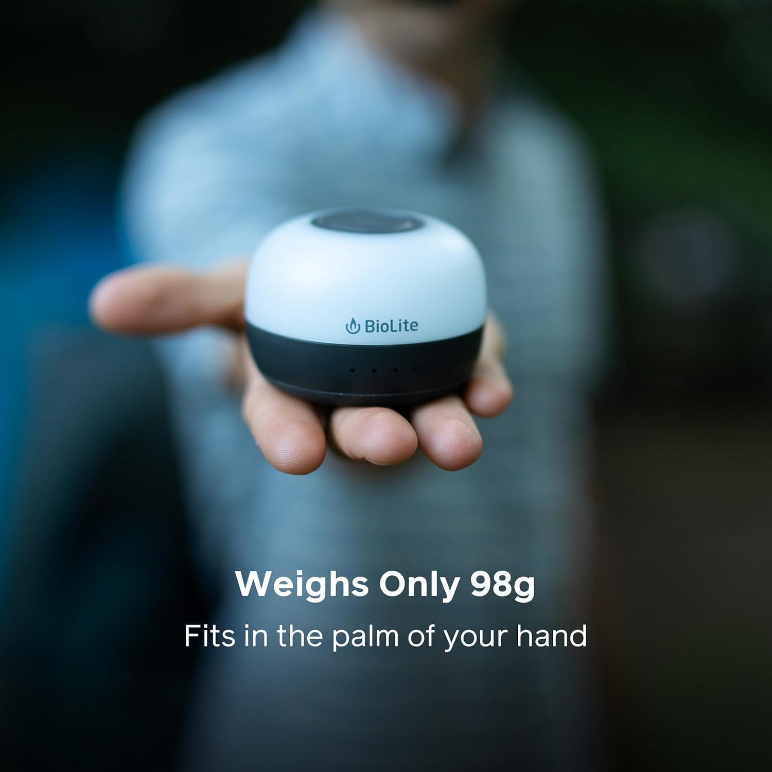 Linterna Recargable BioLite AlpenGlow Mini 150 Lúmenes Carbón