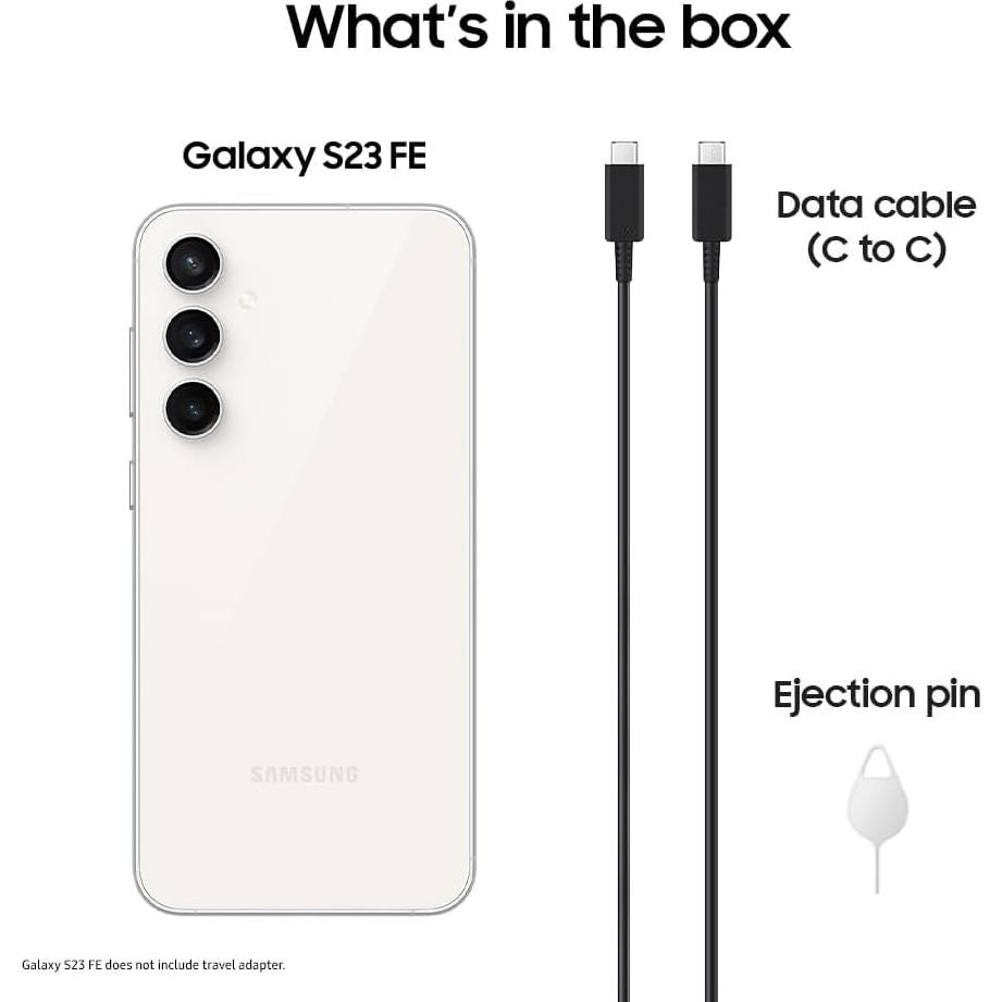 Samsung Galaxy S23 FE Smartphone 256GB Crema, 8GB RAM