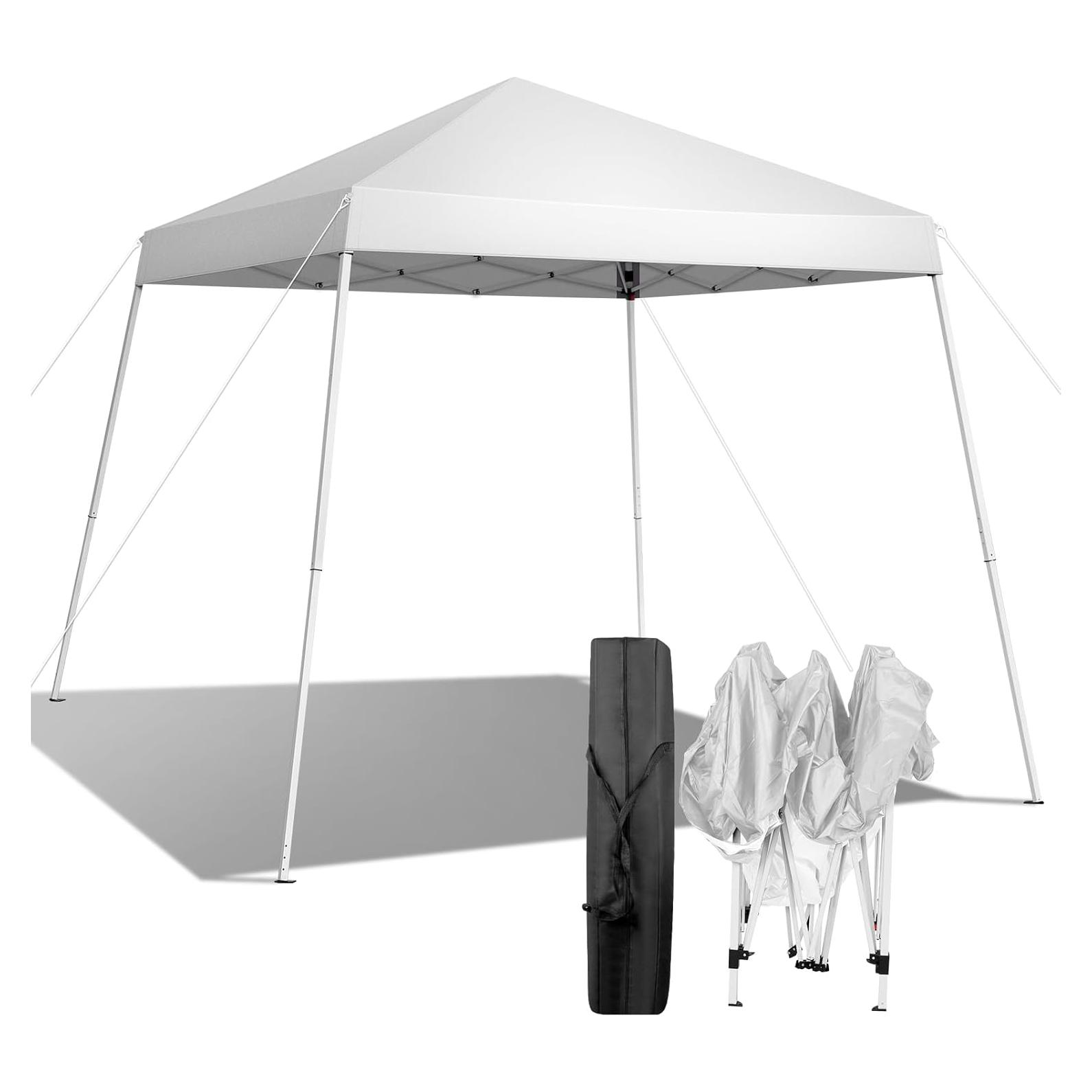 Carpa Plegable VINGLI 1.83x1.83m Blanca Impermeable