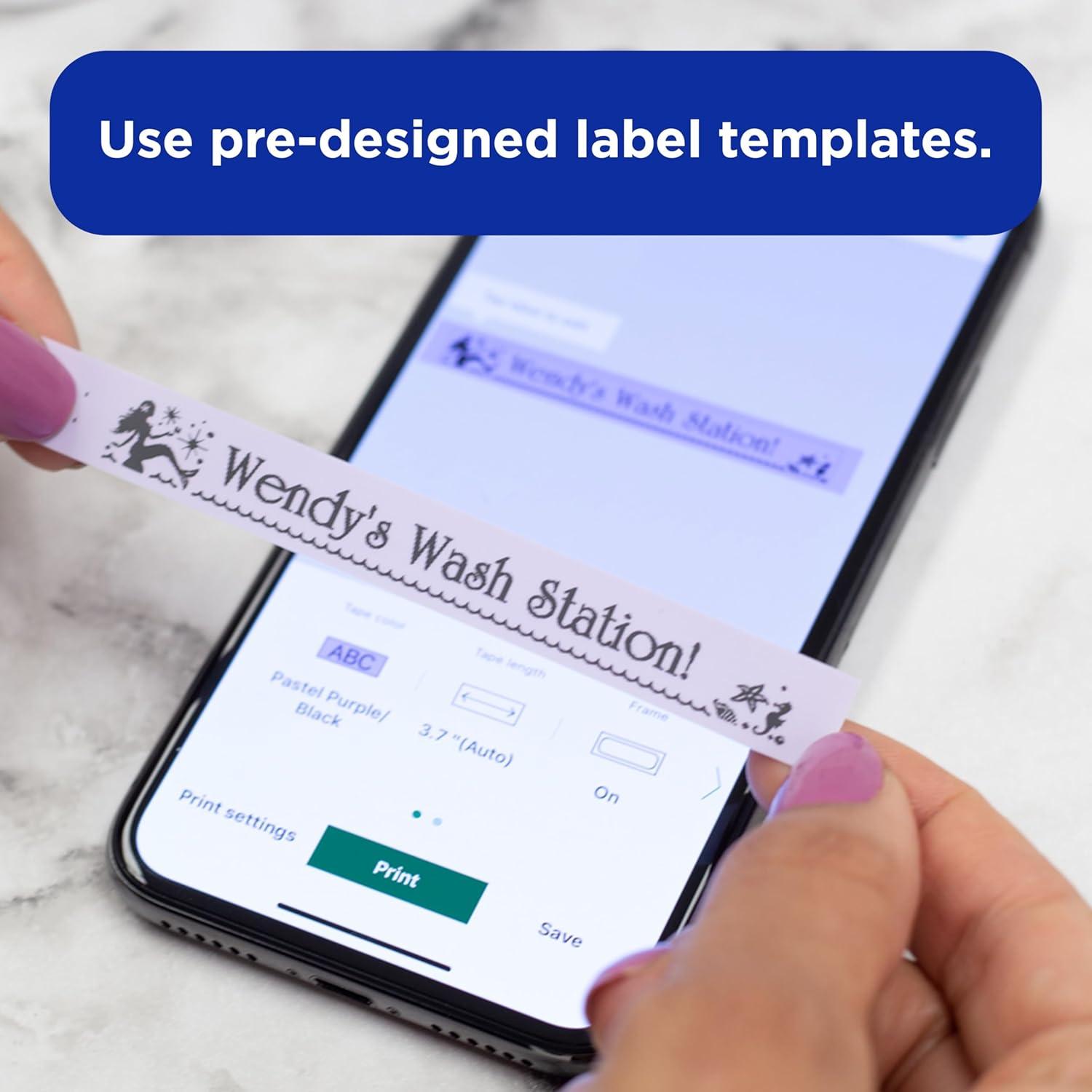 Fabricador de Etiquetas Brother P-Touch Cube Bluetooth Azul