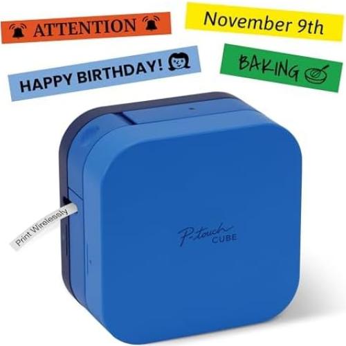 Fabricador de Etiquetas Brother P-Touch Cube Bluetooth Azul