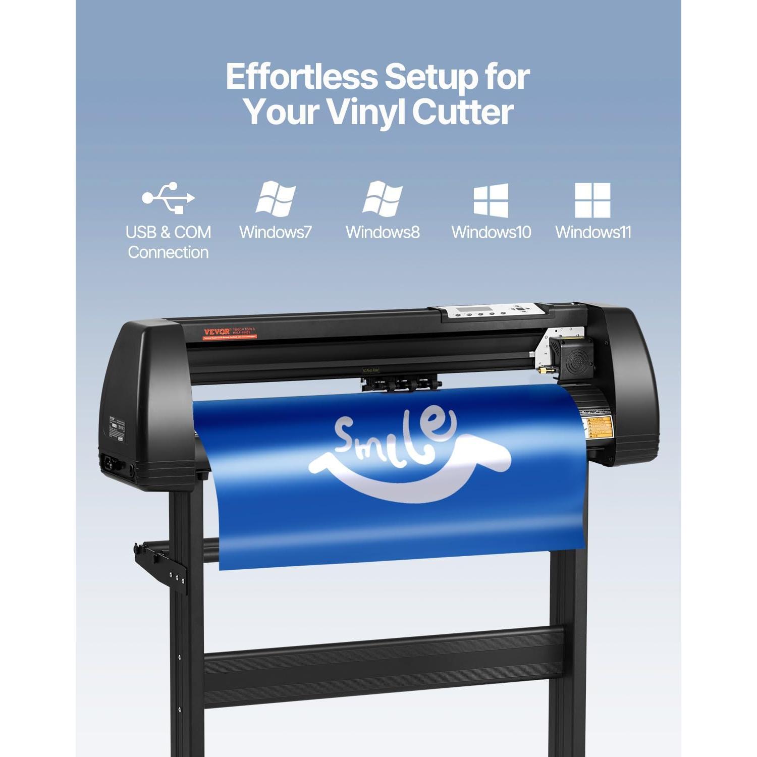 Cortadora de Vinilo VEVOR 720SD 28 Pulgadas con LCD