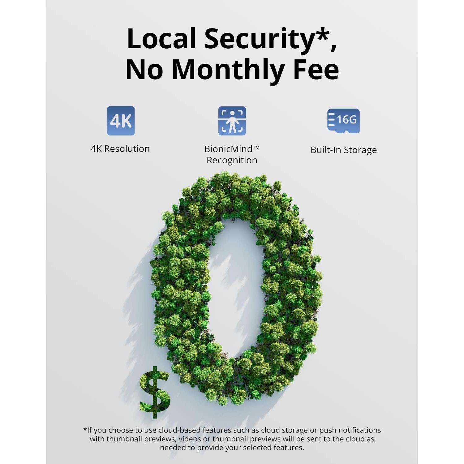 Kit de 2 Cámaras de Seguridad Inalámbricas eufyCam 3 4K