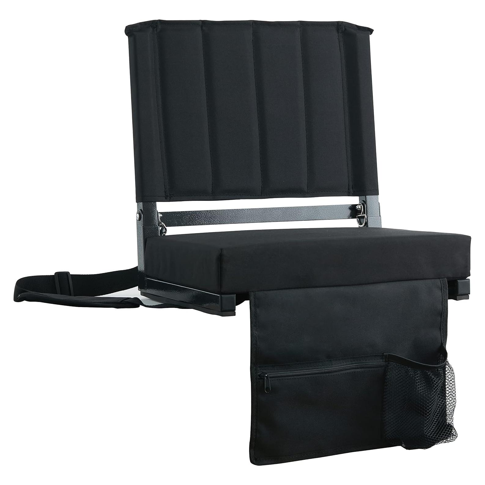 Silla de Gradas SPORT BEATS con Respaldo y Cojín Acolchado