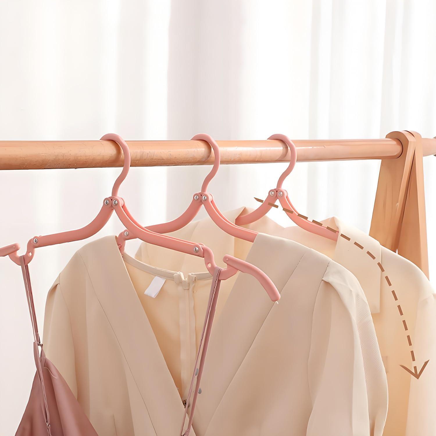 Perchas Plegables de Viaje Heshebuy - 12 Unidades Multicolor