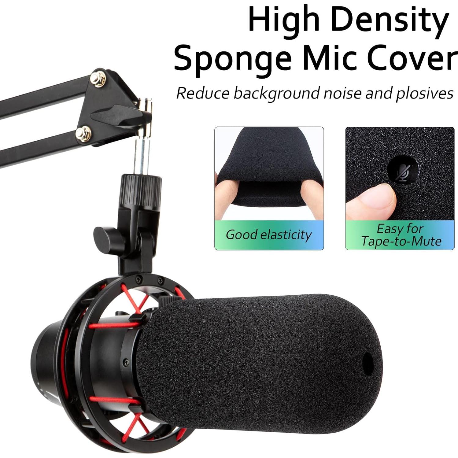 Filtro de viento y pop para micrófono HyperX QuadCast S