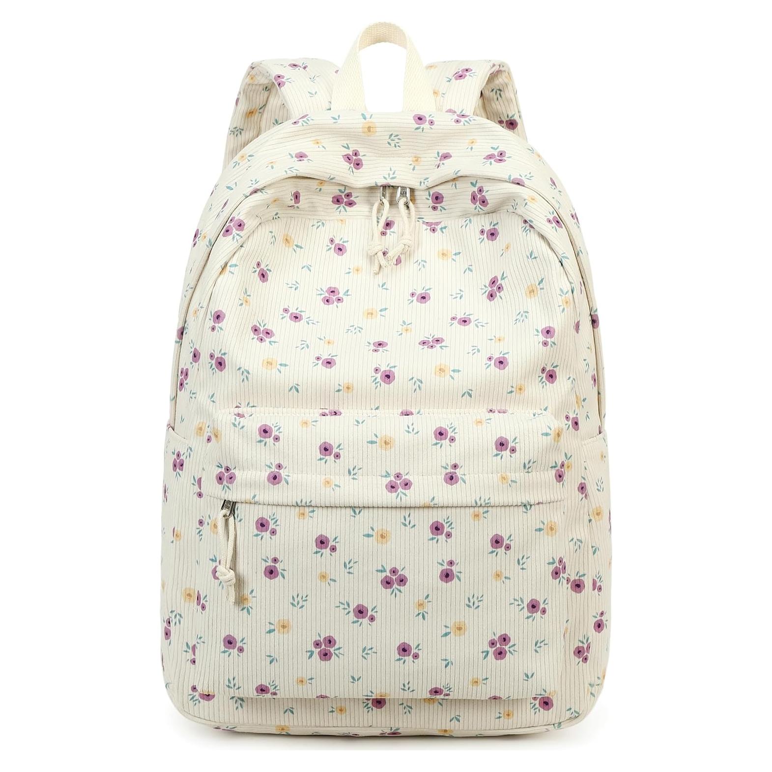 Mochila Escolar para Niñas BLUBOON 33x15x43cm Terciopelo