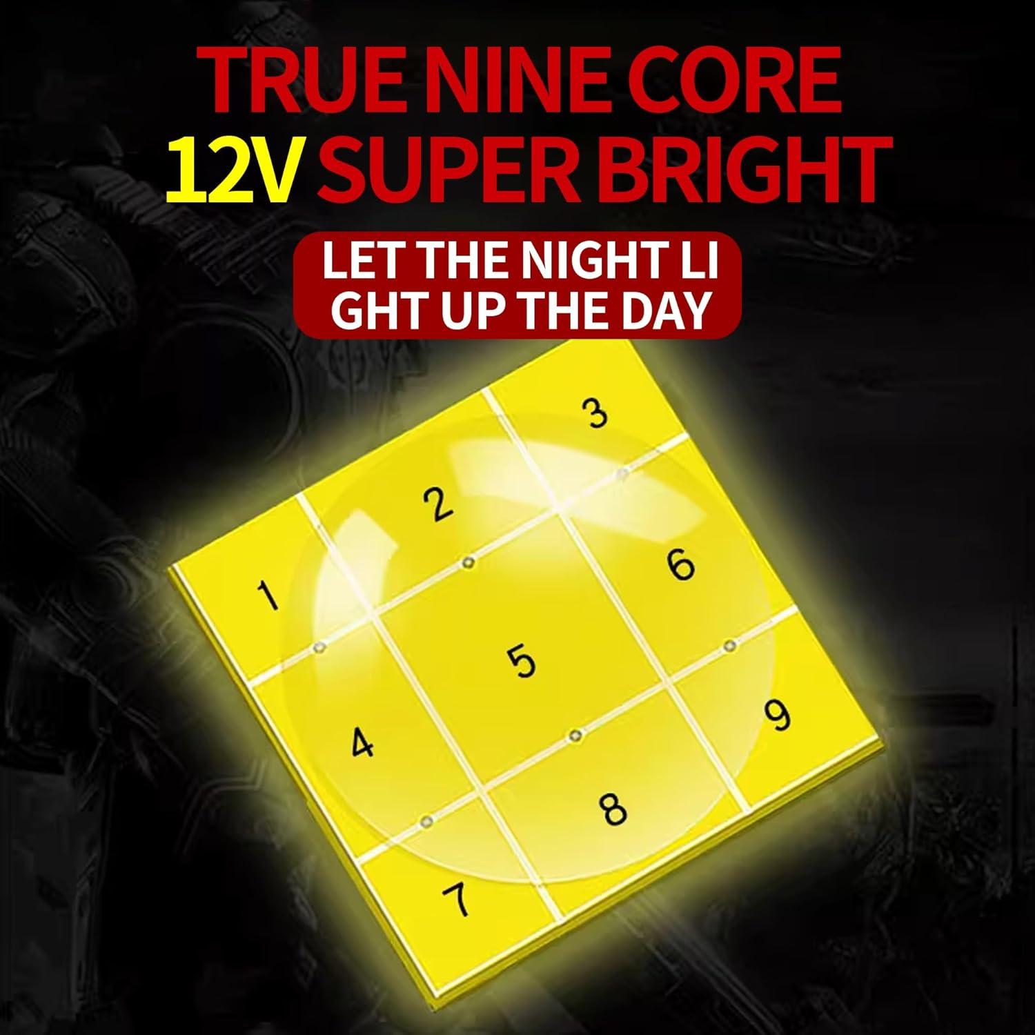 Linterna LED Recargable PINSAI con Sensor de Movimiento 1006.8m