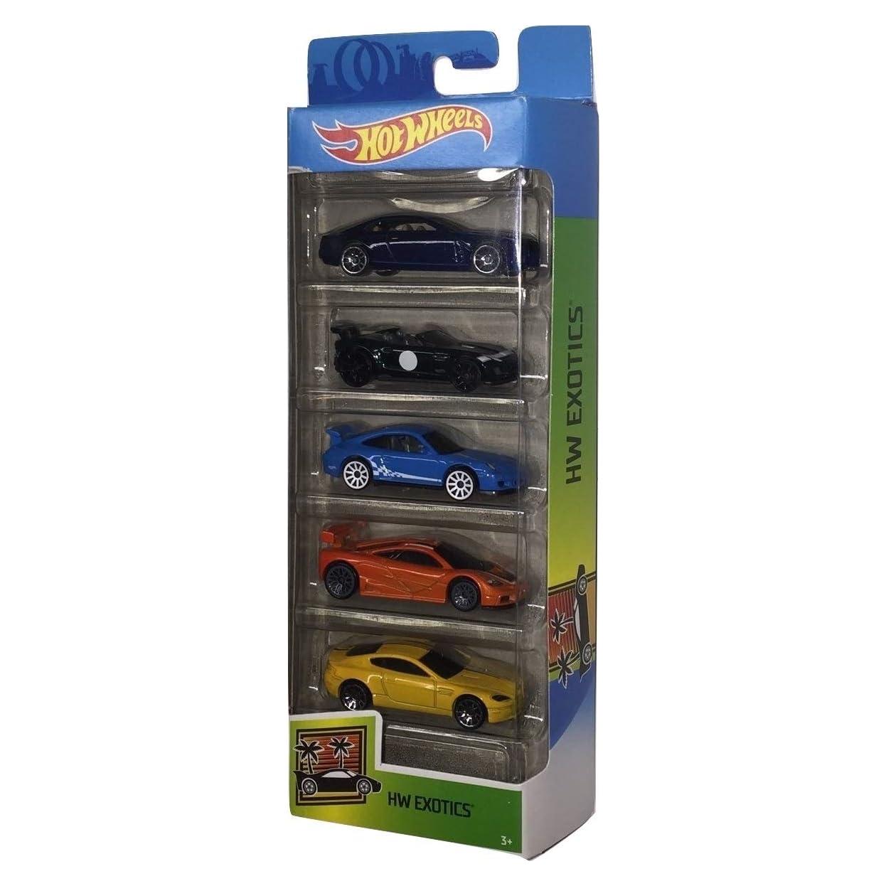 Hot Wheels 2020 Paquete 5 Autos Exóticos Mattel