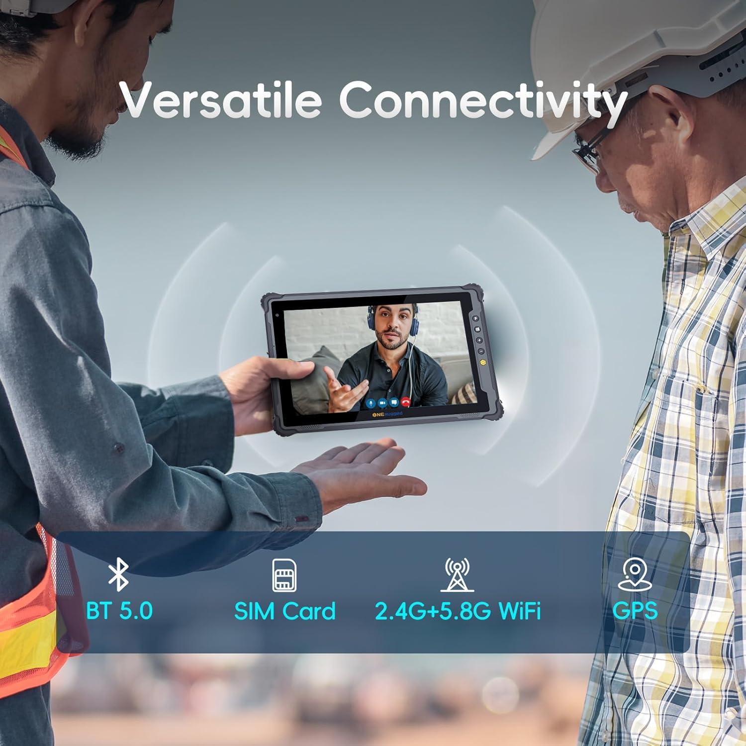 ONERugged Tableta M80J 8" Windows 11 Pro 8GB 128GB IP65