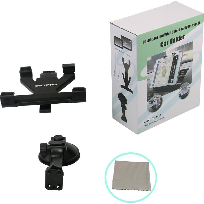 Soporte para Tableta OHLPRO para Coche Universal 6-10.5" Negro