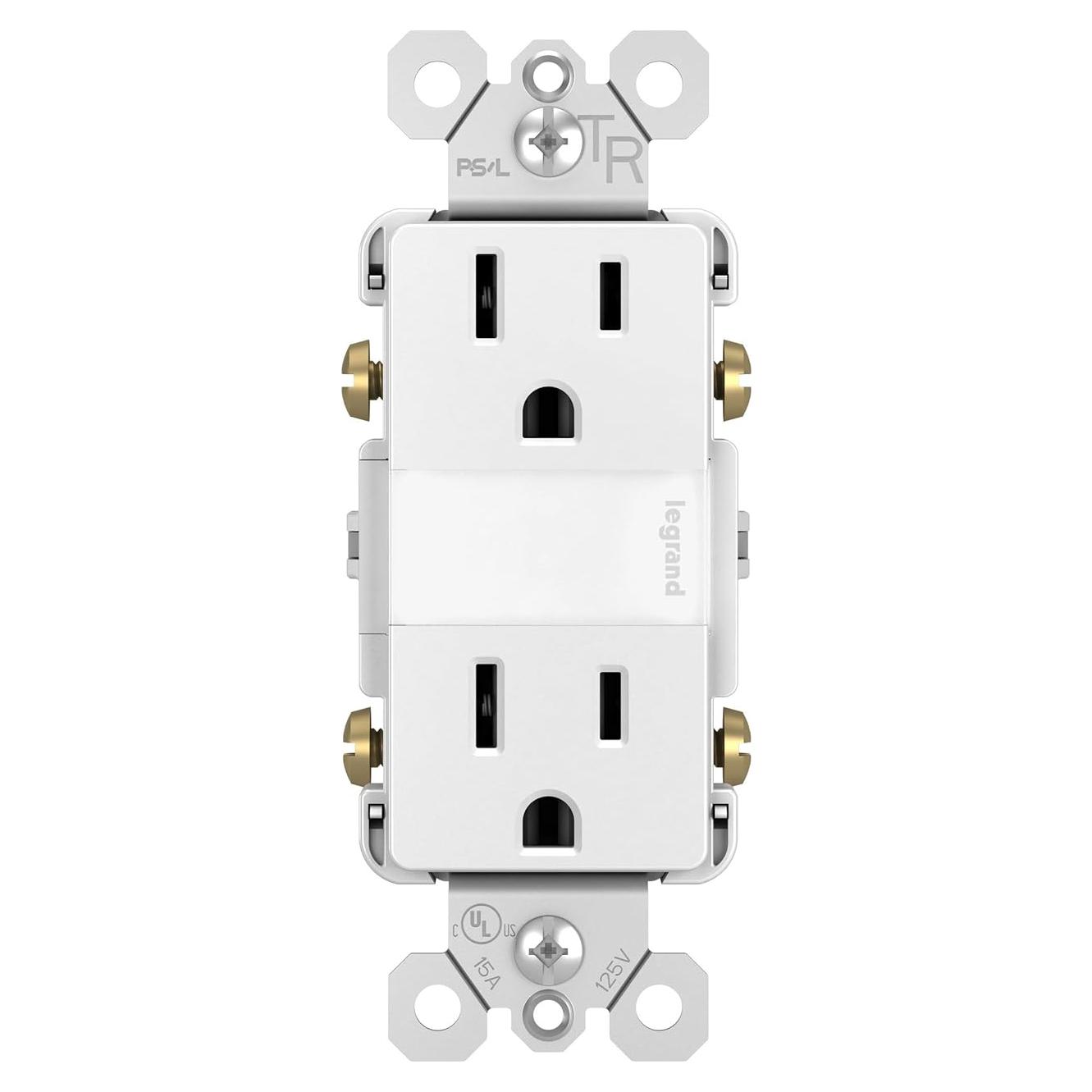 Enchufe Nocturno LED Legrand Radiant Ajustable Blanco