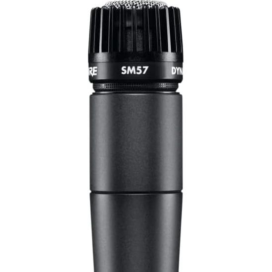 Micrófono Dinámico Shure SM57-LC Cardioide para Instrumentos
