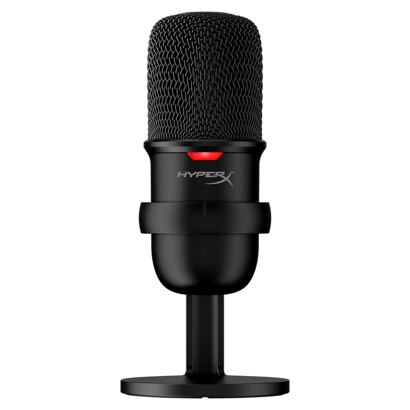 Micrófono USB HyperX SoloCast Negro - Cardioide, 24-bit/96kHz