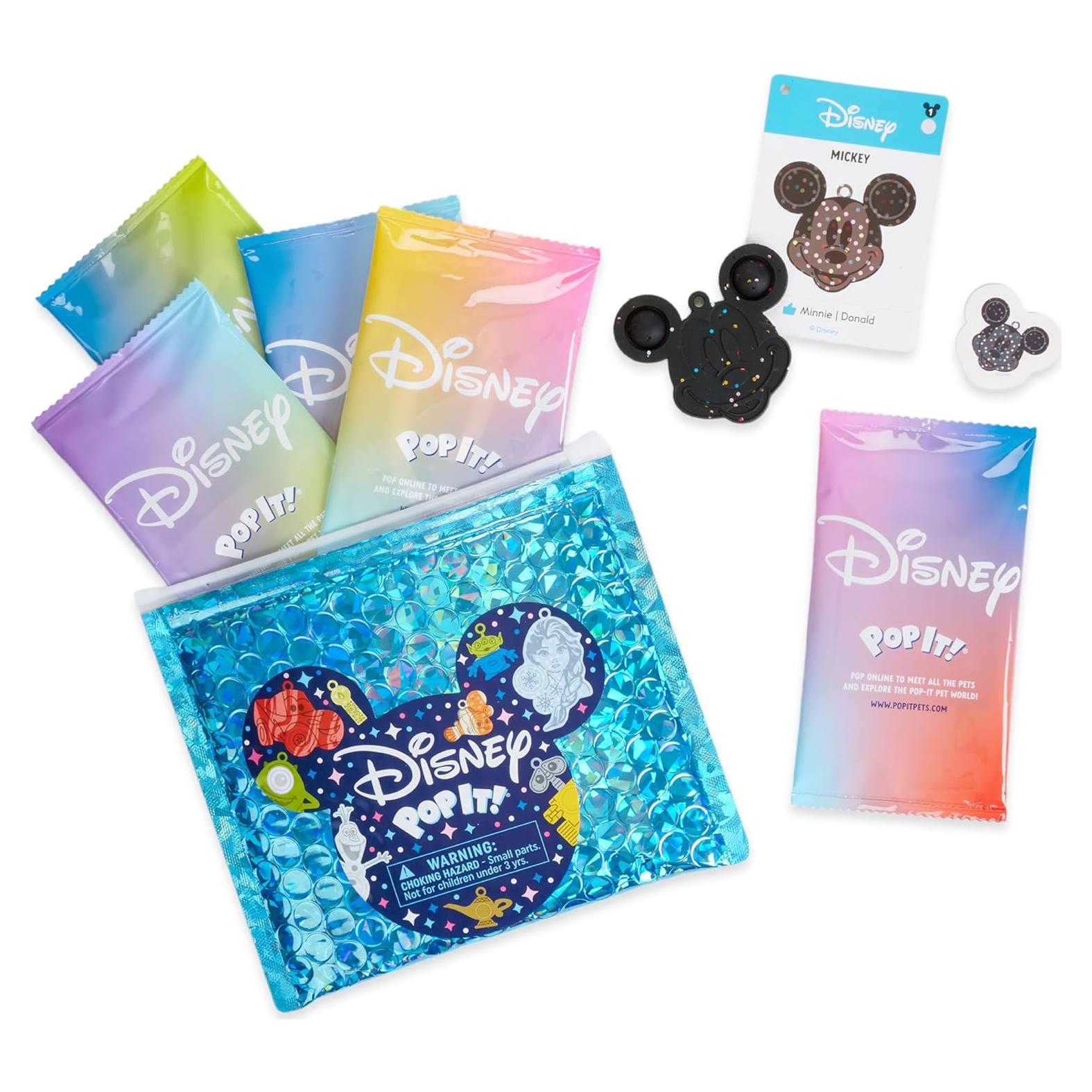 Pop It! Mascotas Disney - 4 Sorprisas Coleccionables - 14 Sorpresas