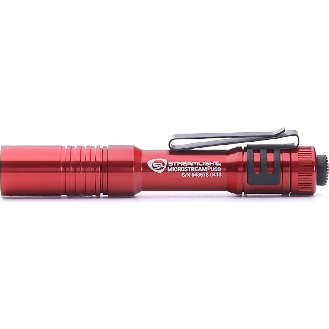 Linterna Streamlight MicroStream 250 Lúmenes USB Recargable Roja