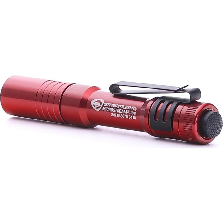 Linterna Streamlight MicroStream 250 Lúmenes USB Recargable Roja