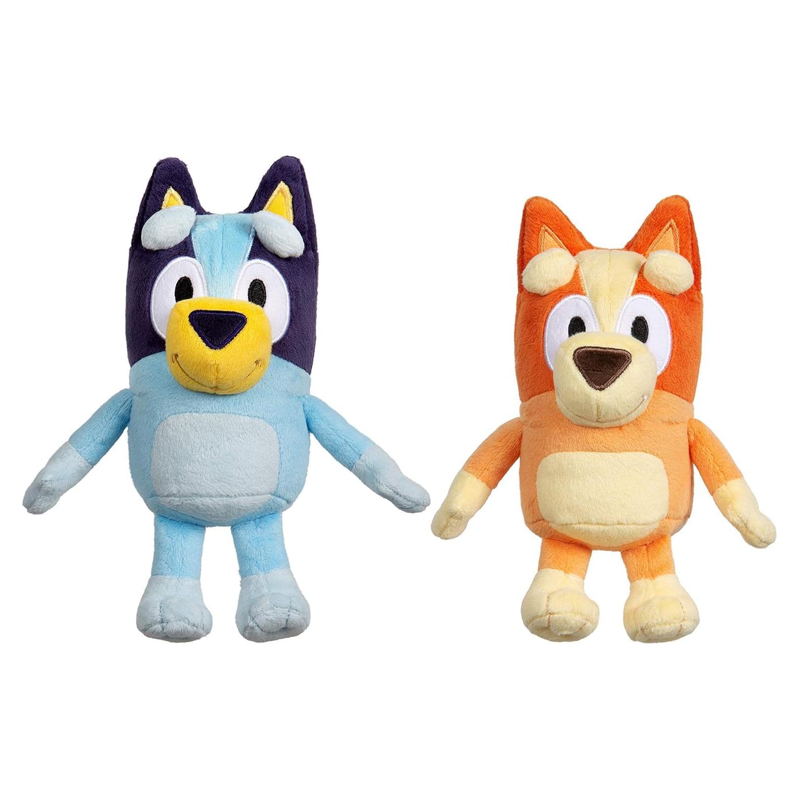 Peluches Bluey y Bingo - 2 Pack Suaves para Niños 20cm