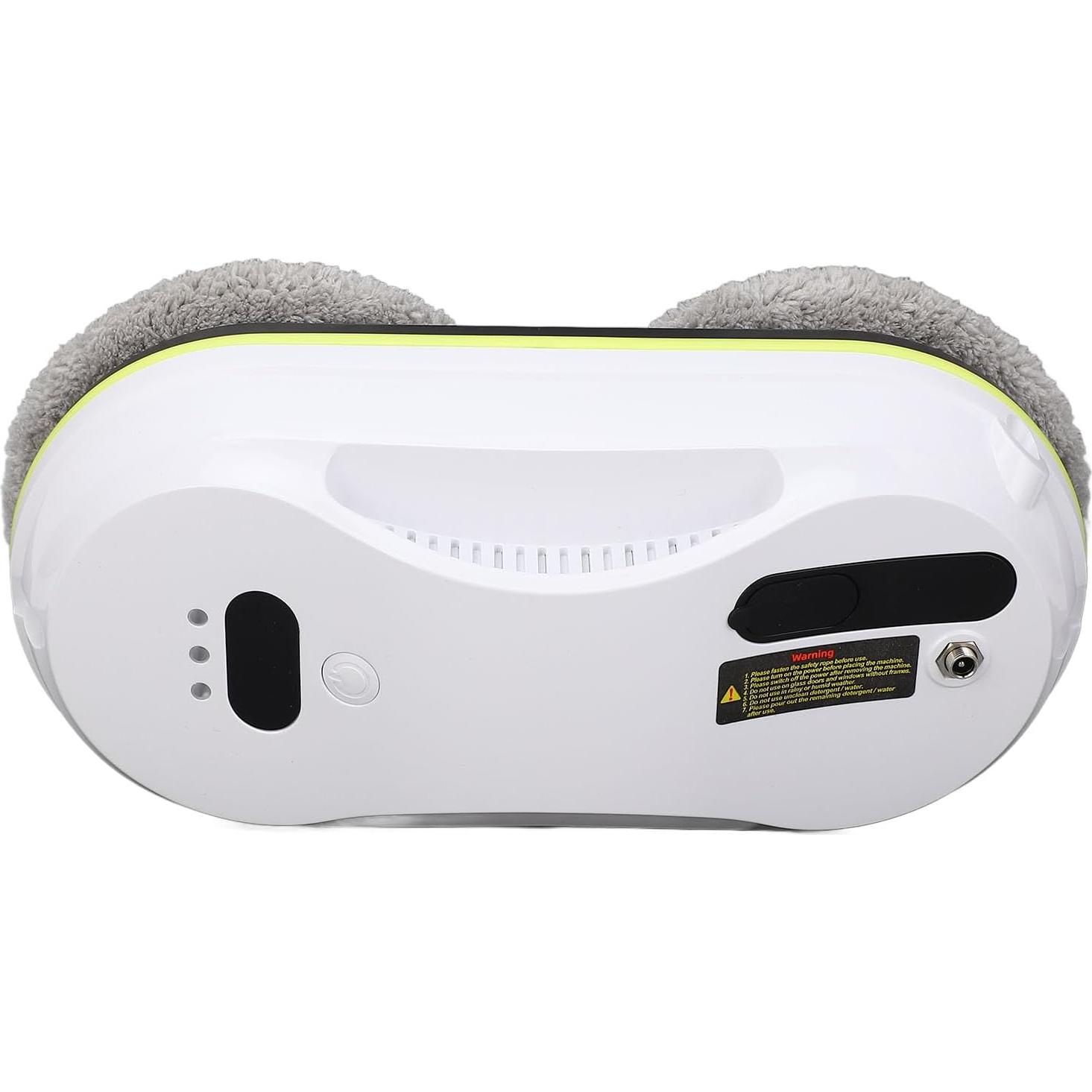 Hilitand Robotic Window Cleaner Full Automatic Cleaning with Intelligent Path Planning, Water Spray Window Cleaning Robot, Remote Control (US Plug 100-240V)