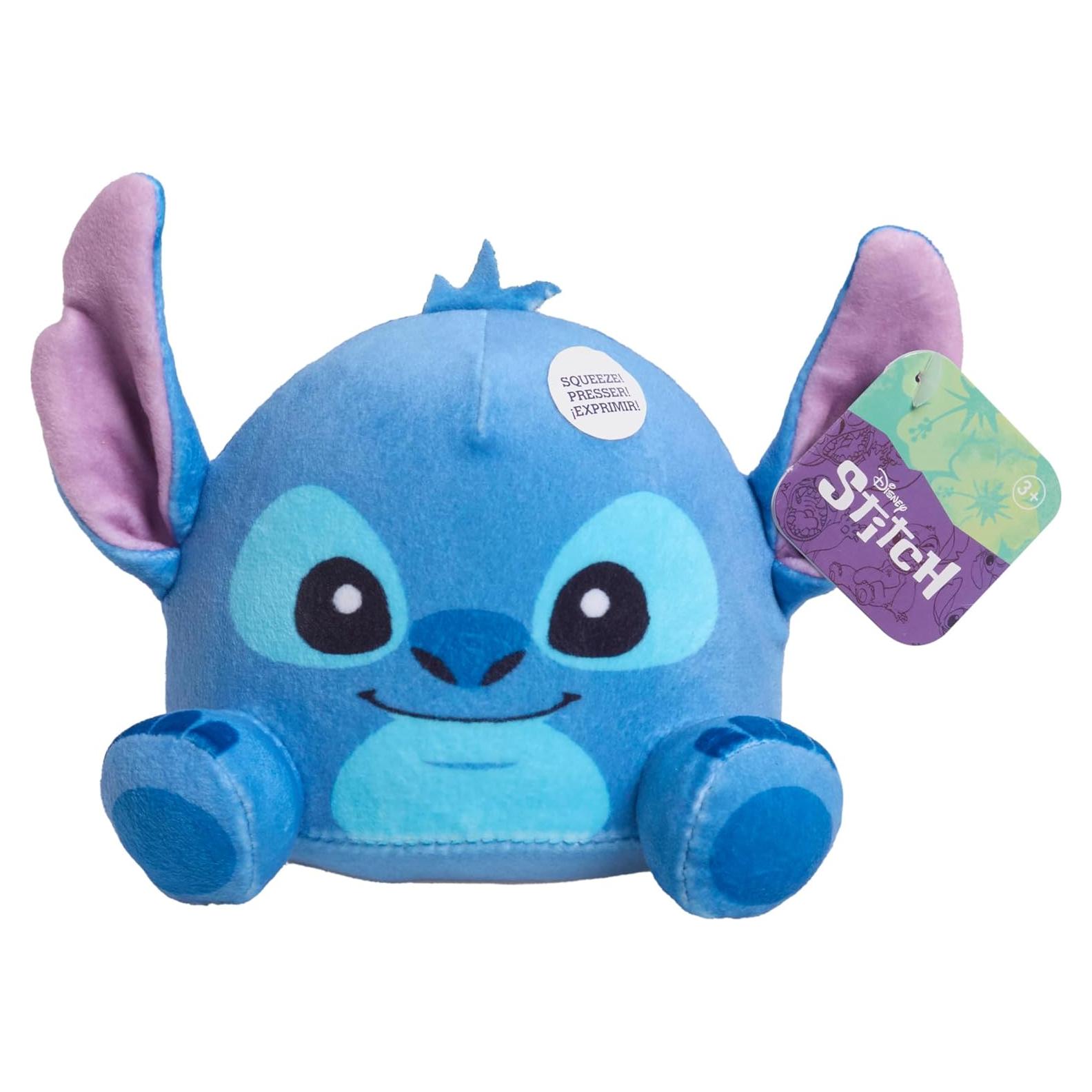 Peluche Pesado Disney Stitch 10cm Just Play - Suave y Apretable