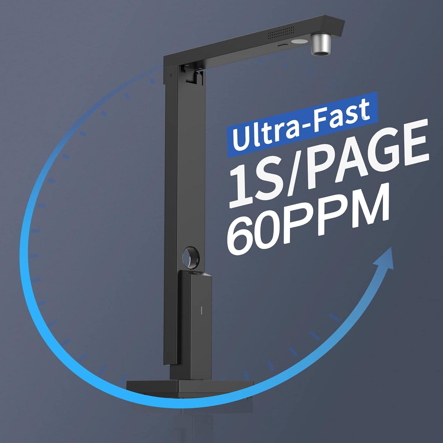 Escáner de Documentos Portátil CZUR Lens1200 Pro 12MP A4 OCR