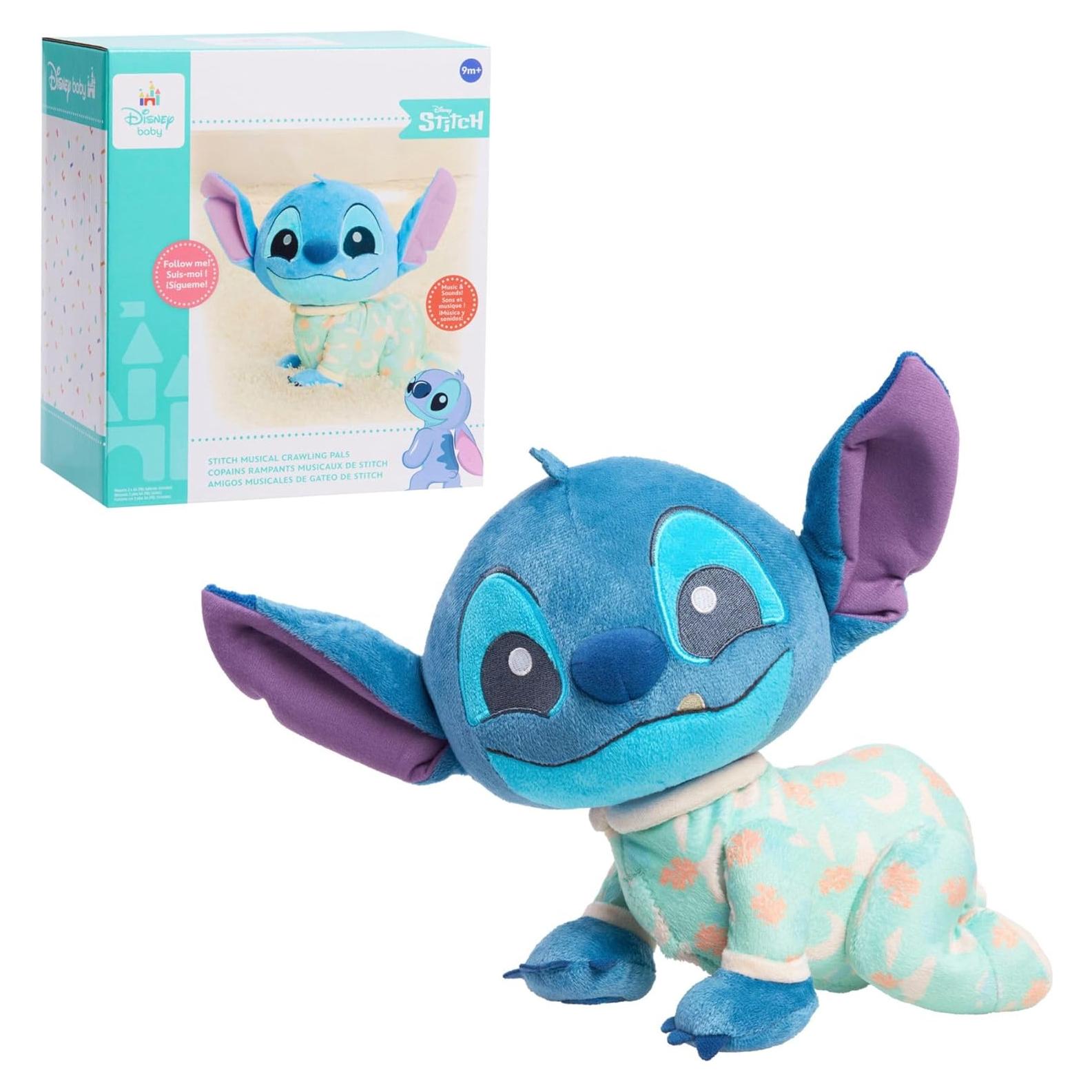 Juguete de Peluche Interactivo Disney Stitch 25.4 cm para Gatear