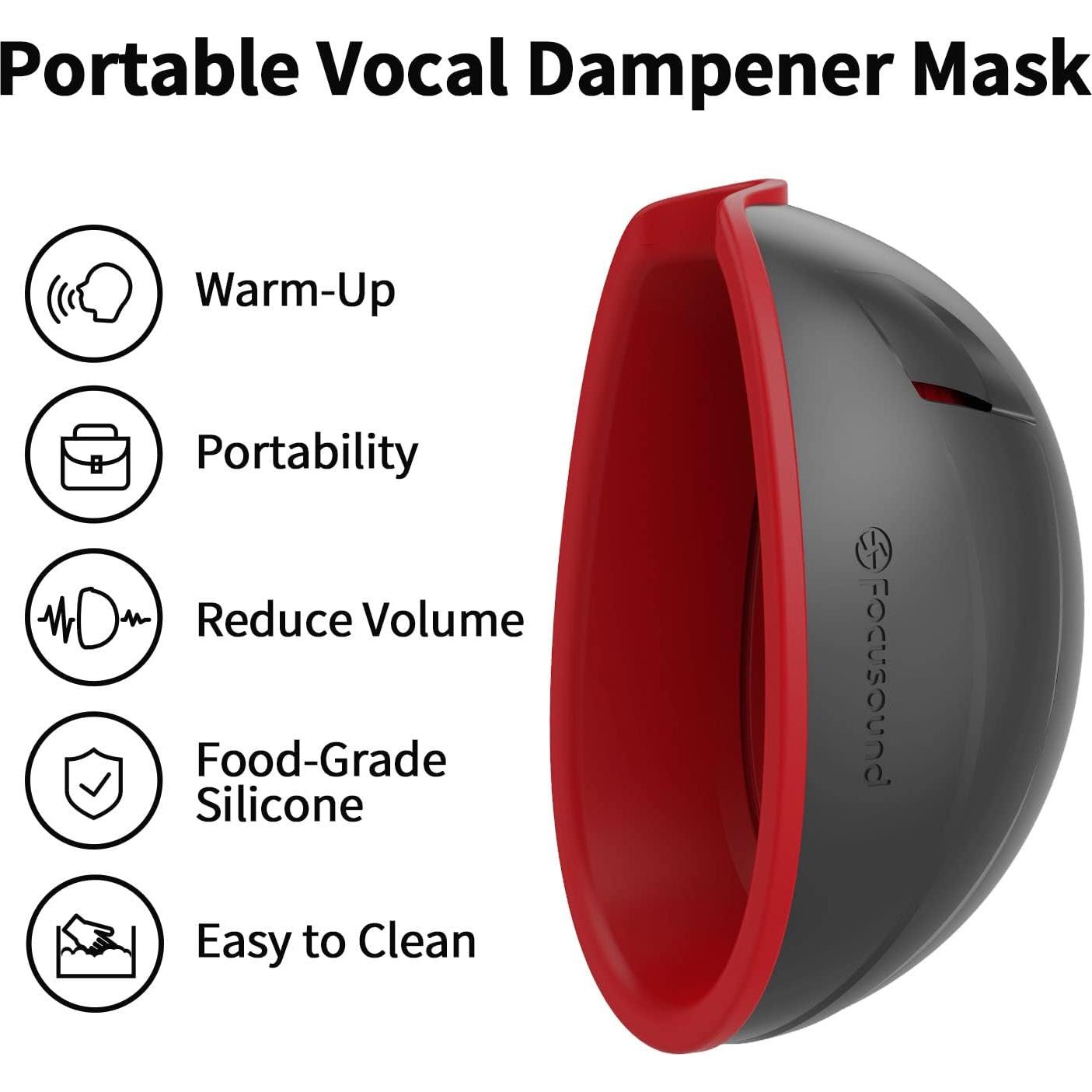 Atenuador Vocal Focusound FSV06 - Reducción 25dB, Silicona