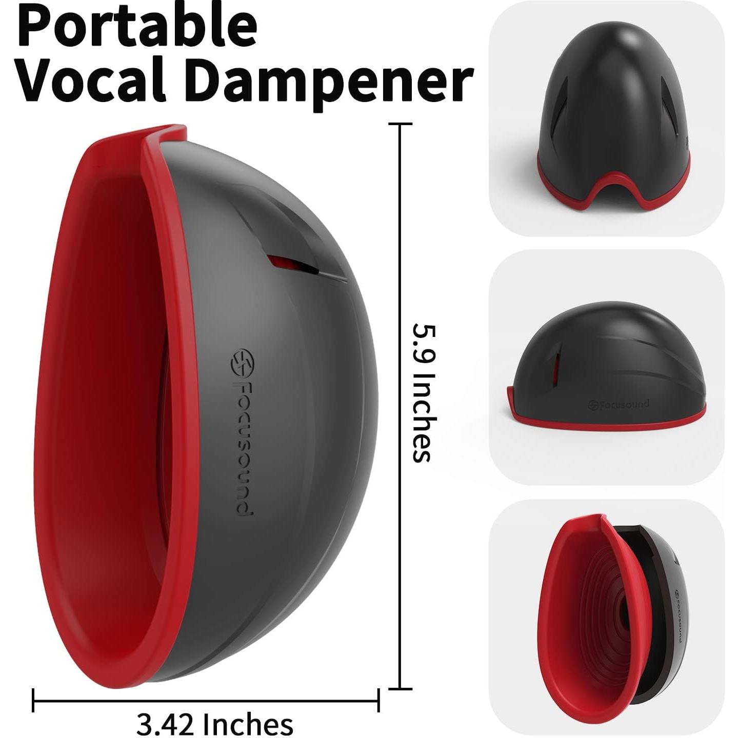 Atenuador Vocal Focusound FSV06 - Reducción 25dB, Silicona