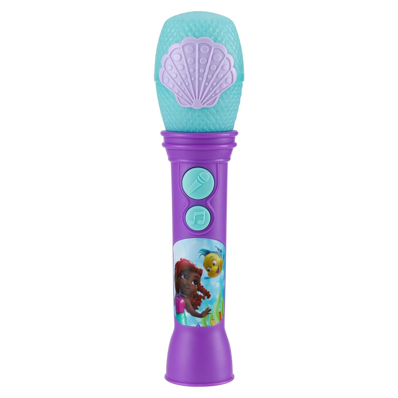 Micrófono de Juguete eKids Ariel para Niños con Música y Luces