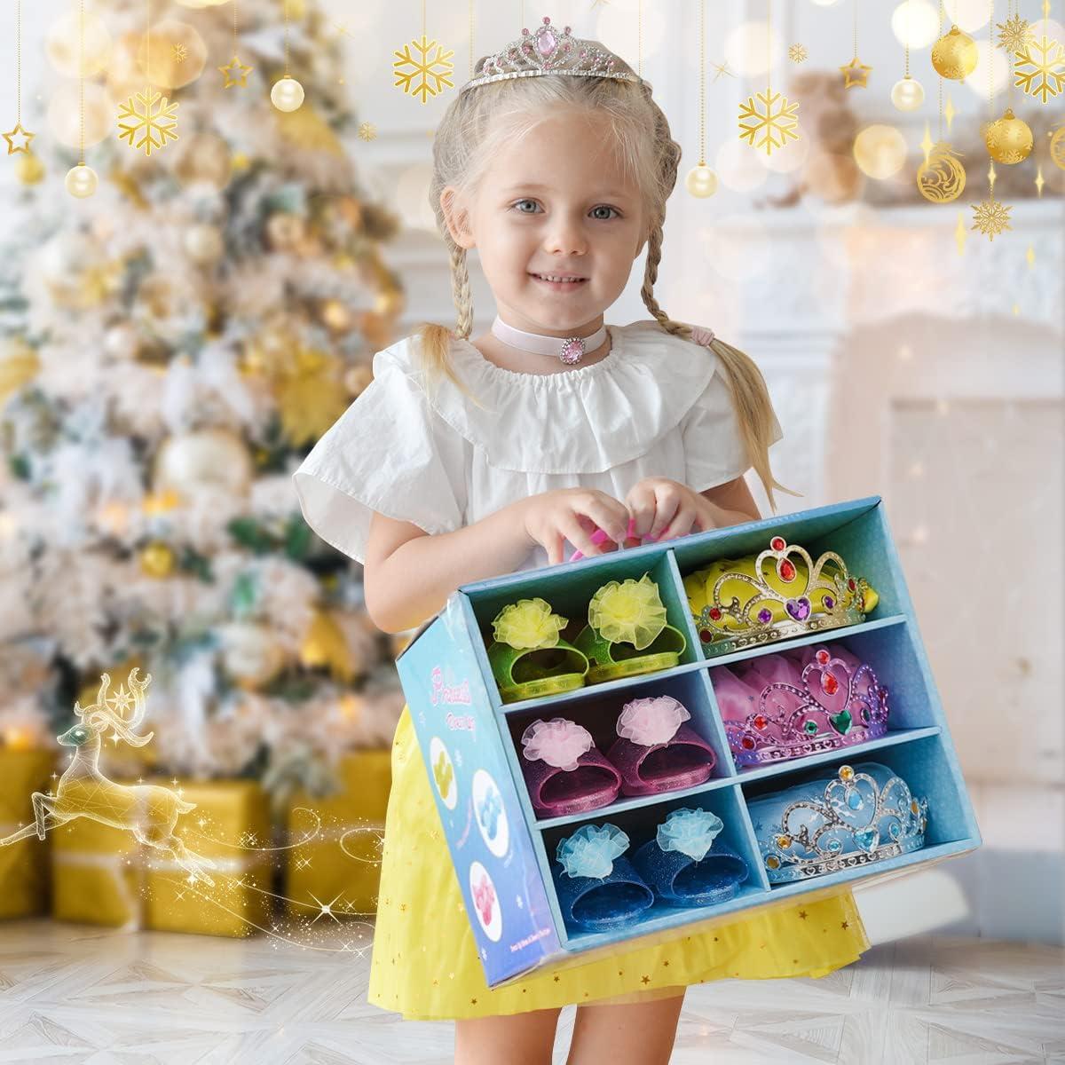 Conjunto de Princesa Meland para Niñas 3 Faldas y Accesorios