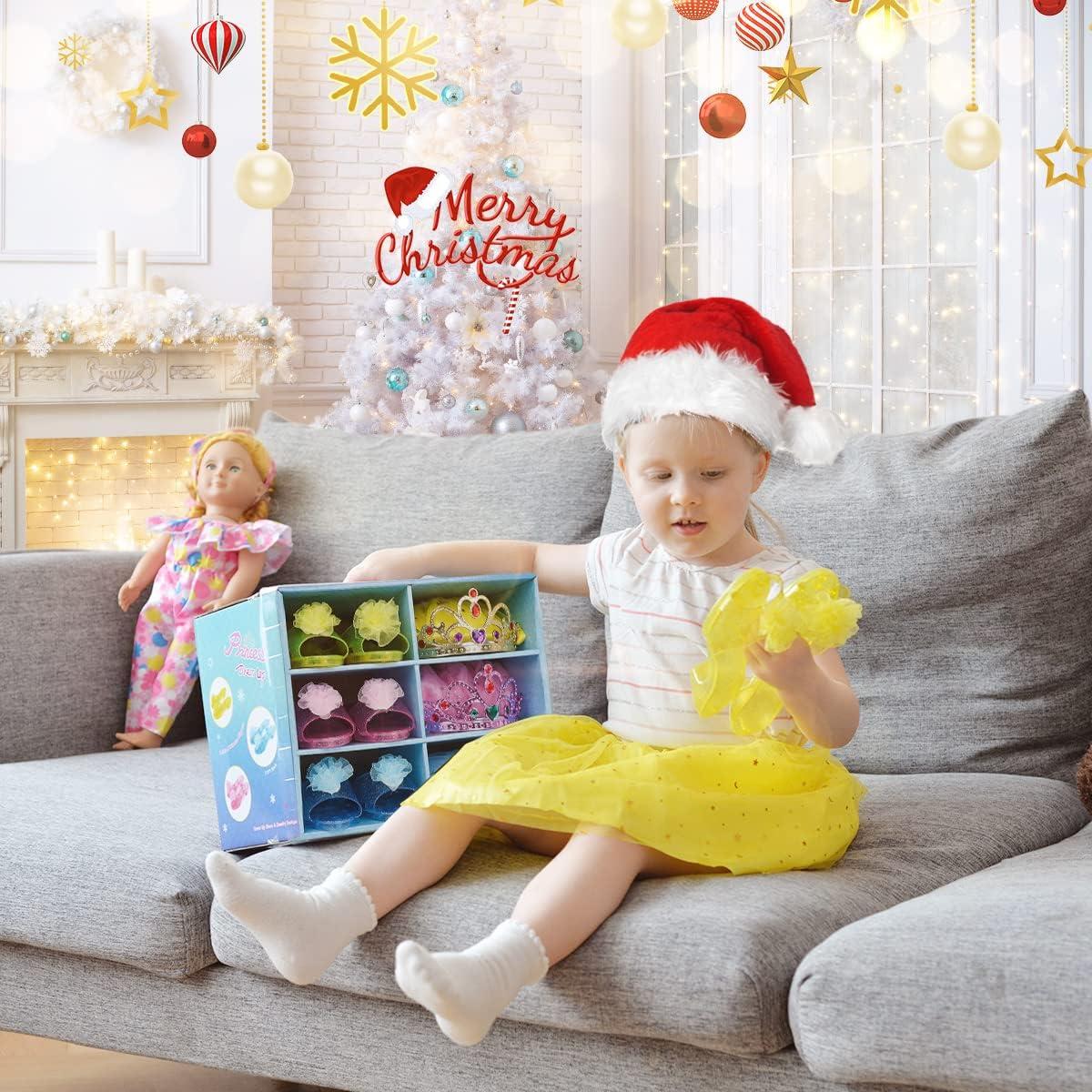 Conjunto de Princesa Meland para Niñas 3 Faldas y Accesorios