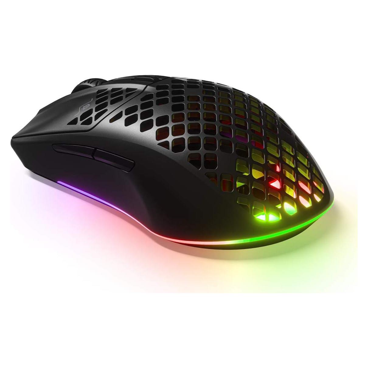 SteelSeries Aerox 3 - Ratón Gaming Inalámbrico Ultra-Ligero