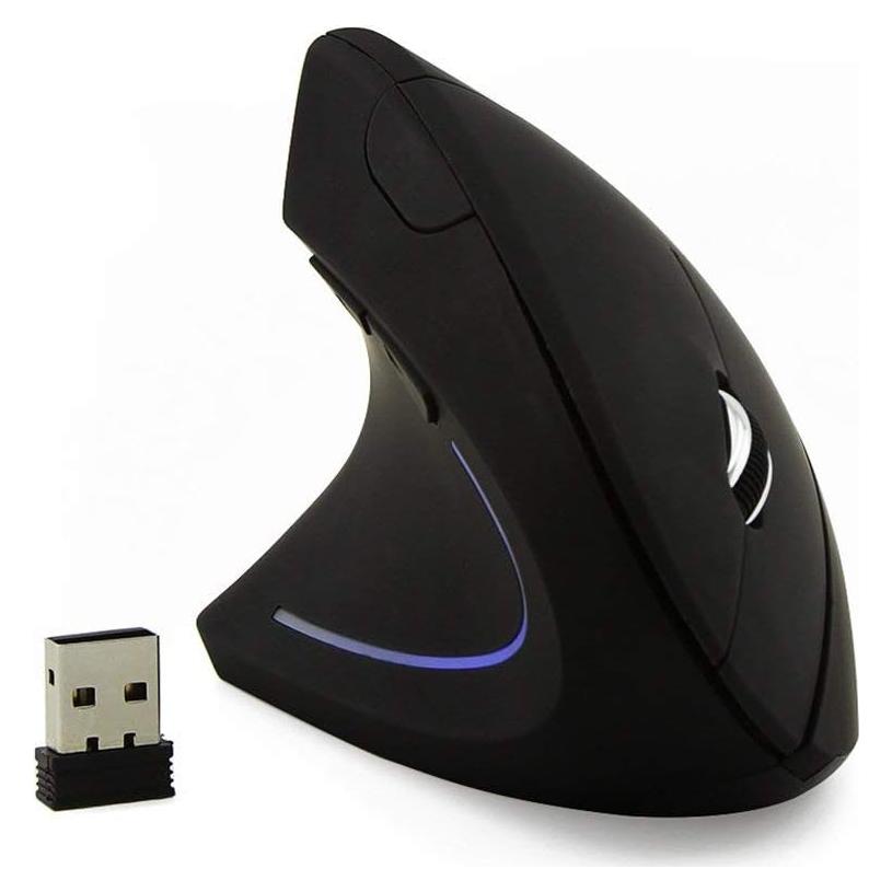 Ratón Inalámbrico Ergonómico Vertical SXBan para Zurdos 1600 DPI