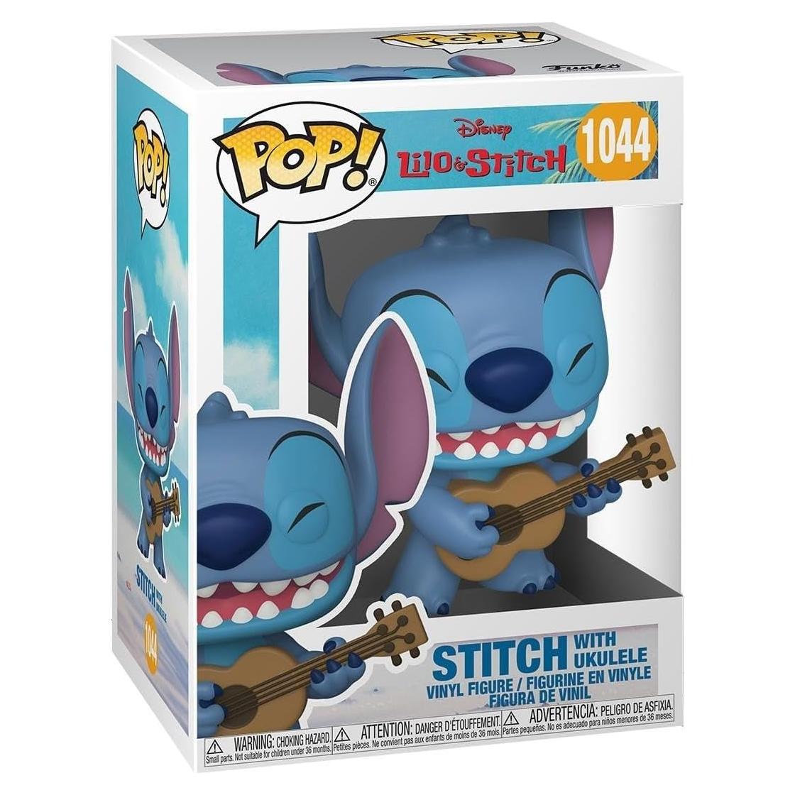 Figura Coleccionable Funko Pop Lilo & Stitch - Stitch Ukelele 9.5cm